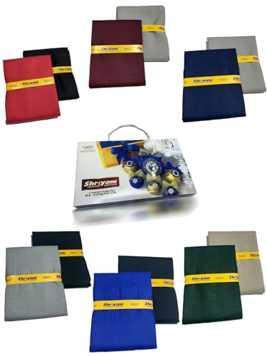 Image of Shirt pant Combo Pack of 6(Unstitched, Full Length Fabric)