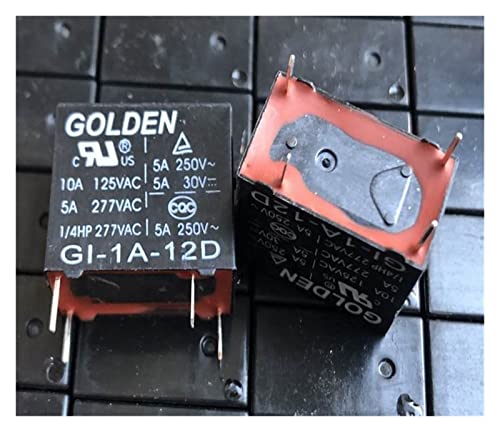 Relé 4 Pines GI-1A-12D electromecánico de 12V para placas de circuito