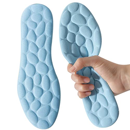 Eastuy Massage des Pieds, Semelles Confort pour différents Types Chaussures, Semelles intérieures Massage des Pieds en EVA à Haute élasticité, Les Semelles intérieures Absorbant Les