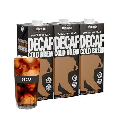 Wandering Bear Decaf Cold Brew Coffee, 32 fl oz, 3