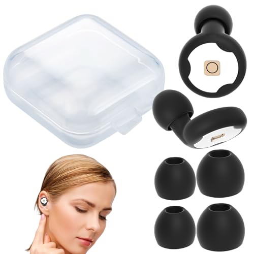 Tapones para los oídos para dormir, tapones para los oídos, Ronquidos con tapones para los oídos, Cancilladores de ruido de silicona para la oreja para la protección auditiva para dormir Roncentráneos