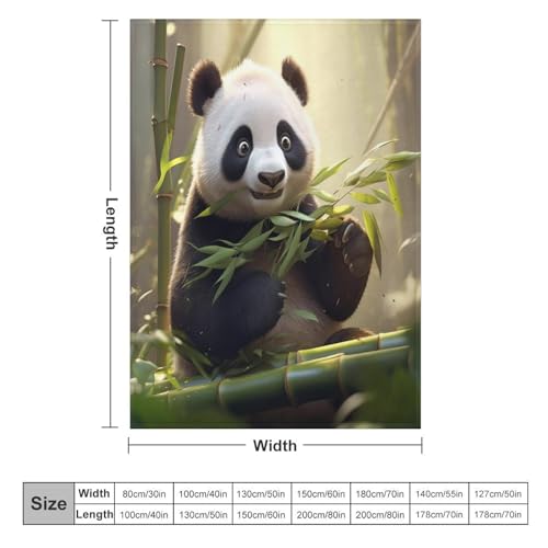 Plaid panda 140x180cm une idée cadeau utile et douce