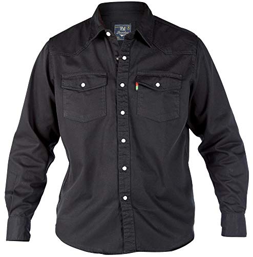 Duke London Wester - Camisa de Mezclilla para Hombre, 2 Opciones de Color