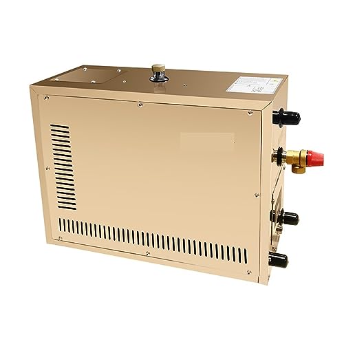 Sauna de Vapor, Nerador de automático de acero inoxidable de 9kw, máquina de baño de for sala de Sauna con descalcificación automática for controlador Digital de sala de Spa ,para sauna doméstica(6kw