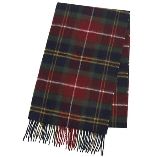 [Barbour] (バブアー) マフラー メンズ レディース ストール タータンチェック 柄 ウール カシミア USC0002 (Winterberry Tartan(TN69)) [並行輸入品]