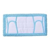 Hemobllo Microfiber Mop Replacement Head Extra Super Absorbent Flat Mop Pads for Wet Dry Cleaning Hardwood Tile Laminate Carpets Machine Washable for Floor and Baseboard Crevices