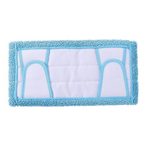 Hemobllo Microfiber Mop Replacement Head Extra Super Absorbent Flat Mop Pads for Wet Dry Cleaning Hardwood Tile Laminate Carpets Machine Washable for Floor and Baseboard Crevices