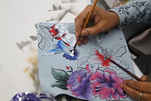 Anna by Anuschka Women's Hand-Painted Leather Crossbody with Side Pockets3