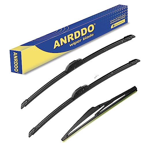 Image of 3 Wipers Replacement For 2012 2013 2014 2015 2016 2017 2018 2019 Toyota Prius C Windshield Wiper Blades Set Original Equipment - 28 inch+14 inch+8 inch (Set of 3) U /J HOOK