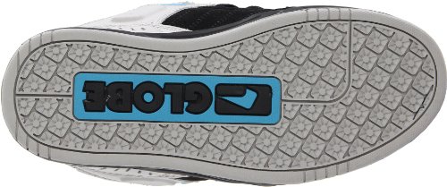 Image of Globe Mens Fusion Skate Shoes, Black /Grey Blue, 6 M US Big Kid