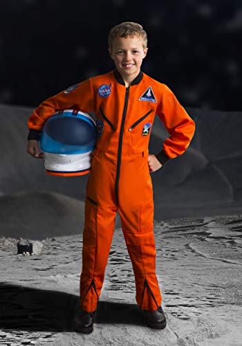 Disfraz de Astronauta para Niños, Mono Naranja en Poliéster miniatura 3