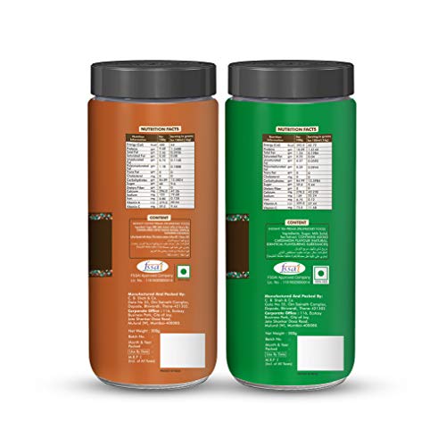 Image of TWEAK Instant Coffee Premix & Elaichi Tea Premix 500g x 2 Jars Combo Pack | 3 In 1 Rich & Creamy | Just Add Hot Water | No Milk Required |Instant Beverage Mix for Home, Office & Travel