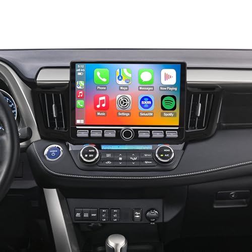 4G LTE QLED Radio for Toyota RAV4 2013-2018 Upgrade | 8-Core CPU Touch Screen Stereo | Wireless CarPlay & Android Auto | Support OEM Camera & Steering Wheel Control