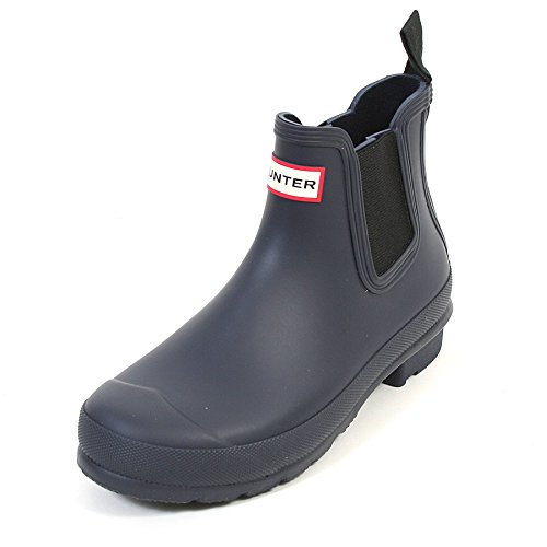 Womens Wellies Hunter Original Chelsea bleu marine bottines de pluie femme imperméables 35-36