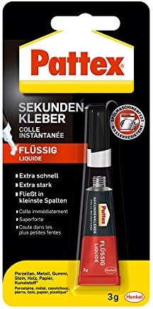 Pattex 1865942"Matic" Liquid Superglue, Black/Gold, 3 g