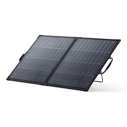 Anker SOLIX PS200 Bifaziales tragbares Solarpanel, 200W faltbares Solarladegerät mit