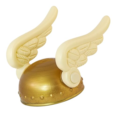 W WIDMANN MILANO Party Fashion 8541K - Kinderhelm Gallier, ansteckbare Flügel, Comic, Helm, Kopfbedeckung, Fasching, Karneval