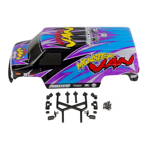 Team Associated MT12 Monster Van Body Set Painted ASC41116
