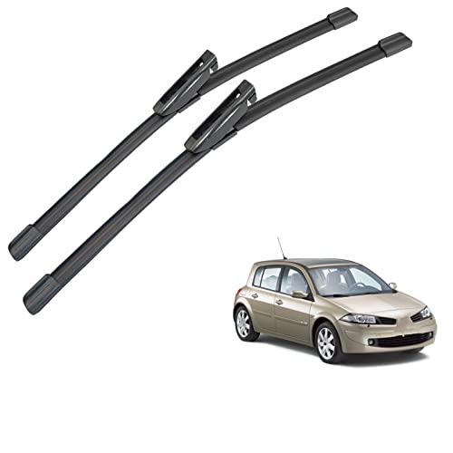 Balais d'essuie-glace anti-traces pour Renault Megane 2 MK2 balayage silencieux