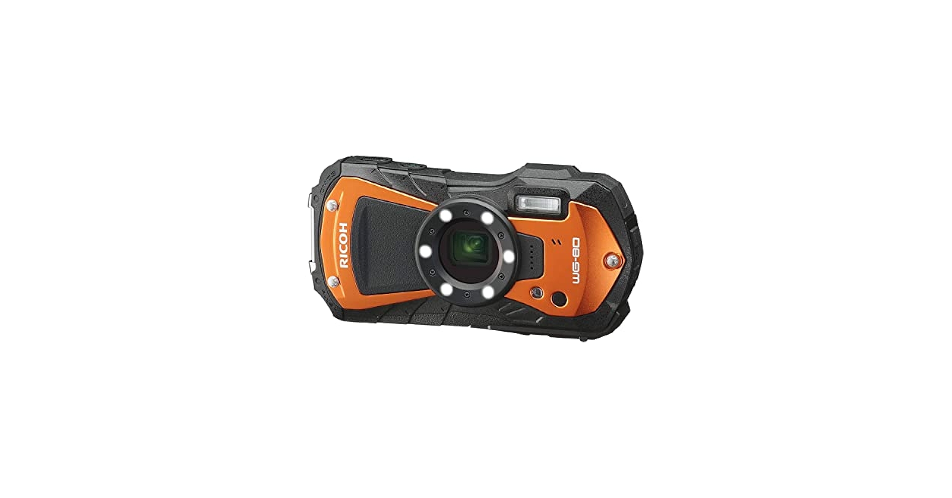 Amazon.com : Ricoh WG-80 Orange Waterproof Digital Camera