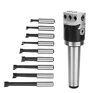 Boring Tool, F1-12mm 1-1/2-18UNF F1 Type Boring Head High Accuracy Mutifuctional for Horizontal Boring Machine for Machining Inner Hole Surface