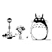 Fange DIY Removable My Neighbor Totoro Art Mural Vinyl Waterproof Wall Stickers Kids Room Decor Nursery Decal Sticker 22.8''x20''