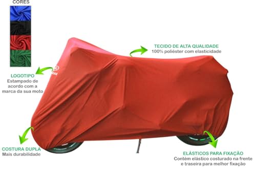 Capa Cobrir Moto Yamaha YZF R6 De Tecido Lycra (Vermelho)