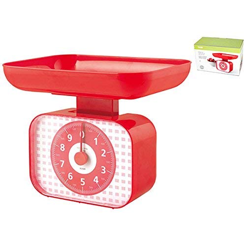 Habi 294 ABS Mechanical Kitchen Scales 10 kg Red