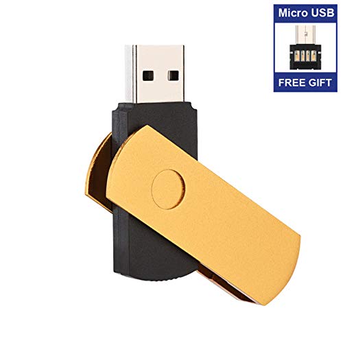 YPbanane Adaptador USB 16GB 32g 64g 8g Unidad Flash USB Pendrive Rotary Flash Drive Thumb Pen Drive USB Memory Stick