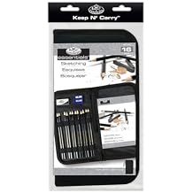 Drawing and Sketching Pencil Set In Zippered Carrying Case