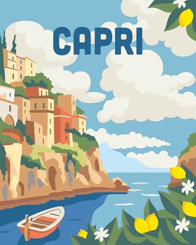 Ravensburger ? CreArt 24x30 cm ? Adulte ? Peinture par numéros ? Capri - vue 3