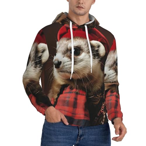 Sweat à capuche furet idée cadeau originale pour passionné