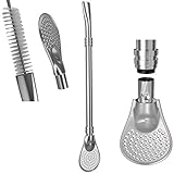 👉 𝗩𝗜𝗘𝗟𝗦𝗘𝗜𝗧𝗜𝗚 𝗘𝗜𝗡𝗦𝗘𝗧𝗭𝗕𝗔𝗥 & 𝗜𝗡𝗞𝗟. 𝗔𝗡𝗟𝗘𝗜𝗧𝗨𝗡𝗚 - Durch die Länge von 18cm und der Fertigung aus Edelstahl (304 Stainless Steel) ist das Trinkrohr vielseitig, wie für Cocktails einsetzbar. Für Mate Neulinge liegt eine Anleitung bei.