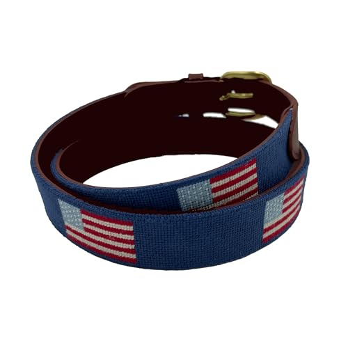 Hand-stitched Needlepoint Genuine Leather Golf All Occasion