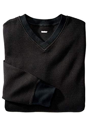 KingSize Men's Big & Tall Heavyweight Thermal V-Neck Underwear Shirt