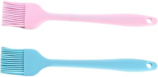 JOINPAYA 2 Piezas Silicona Aceite de Barbacoa Resistente al Utensilios de Cocina Prácticos Colores Rosa y Perfectos Grill y Hornear