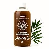 PLANTAWA Champú Árbol de Té para Perros 1L | Piel Sensible y Pelo Brillante | Calma Picores, Sin Irritaciones, Uso Frecuente, Aroma Natural | Apto para Todas Las Razas