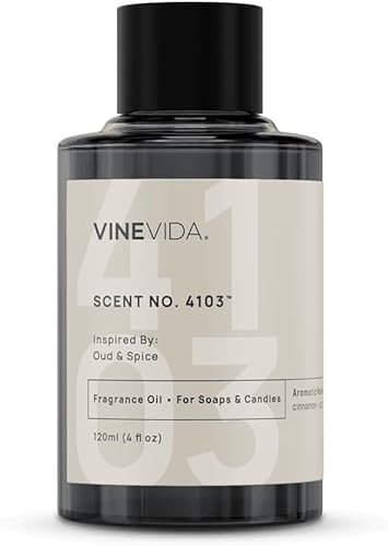 Miniatura 297 de VINEVIDA Aceite aromático n.º 4800 inspirado en un millón de hombres para fabricación de velas y jabón, fabricado en Estados Unidos