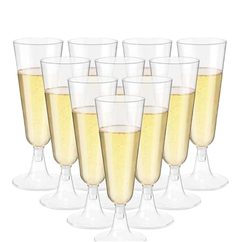 カクテルグラス プラスチック 使い捨て ワイングラス 割れない 低い シャンパングラス 50個セット ウィスキーカップ クリア プラスチックのデザートカップ ワイン杯 誕生日パーティー 結婚式 イベント用品 (透明シャンパングラス 150ML)