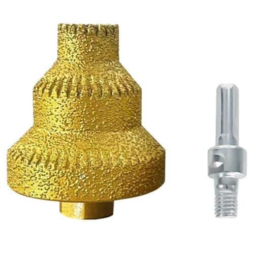 Mucshim Outils diamantés M10 M10 Embout intégré Foret pagode M10 Fraise diamant Carrelage Plaques Reamer