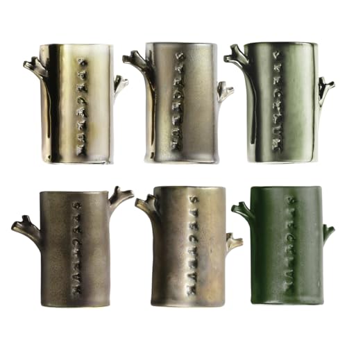 Nasco 9737798 Low-Fire Metallic Glaze, Pint, 6 Count