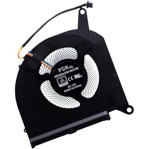 Deal4GO Ventilador de refrigeración de CPU de 7 mm para Gigabyte Aorus 15G 15P 17G KB SB WB XB |Aero 15 OLED 17 HDR XA KB SB XB WB (RTX 20xx GPU)