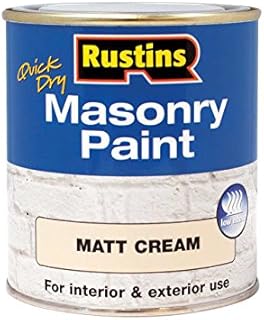 Rustins Masonry Paint Matt Cream 250ml