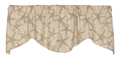 Liphontcta Sea Friends Lined Shaped Valance Curtain 53