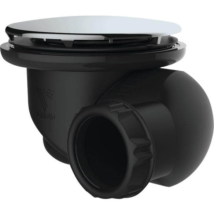 Good Print - Piletta per doccia con cappuccio, diametro 90 mm, 25-35 l/min