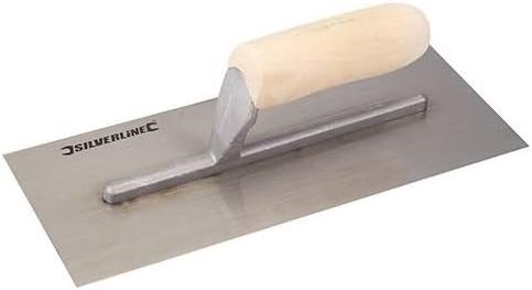 Silverline Plastering Trowel 280 x 120mm (CB58), Grey