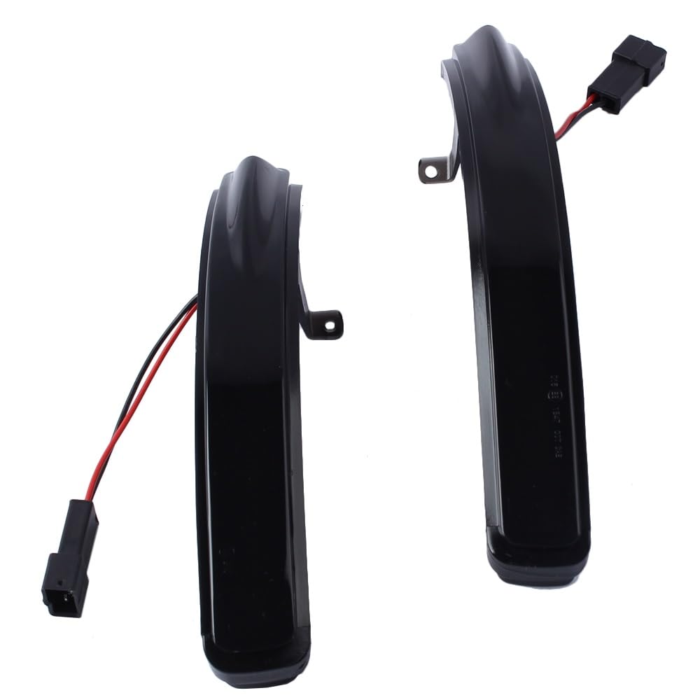 SYLTER Intermitentes AutomóViles Luz Señal Giro Espejo Lateral Luces Led Señal Giro Ámbar Dinámicas con Lente Ahumada para Ford para Explorer 2011-2019 Accesorios Coche Intermitente Espejo Lateral