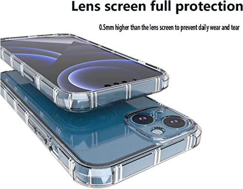 Coque de protection pour iPhone 13 rigide transparente qui évite les rayures