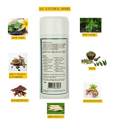 Skin Joy. Natural Deodorant Powder for Feet, Under Arms, Groin, Intimate and Sensitive Areas. For Men and Women. Odour Eliminator for Shoes and Feet. Talcum and Aluminium Free. - Image 3