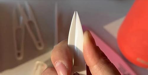 Miniatura 4 de Wagashi - Tijeras cortadoras de flores de crisantemo, herramienta tradicional japonesa de dulces para bricolaje, tallado de crisantemo (hacia arriba